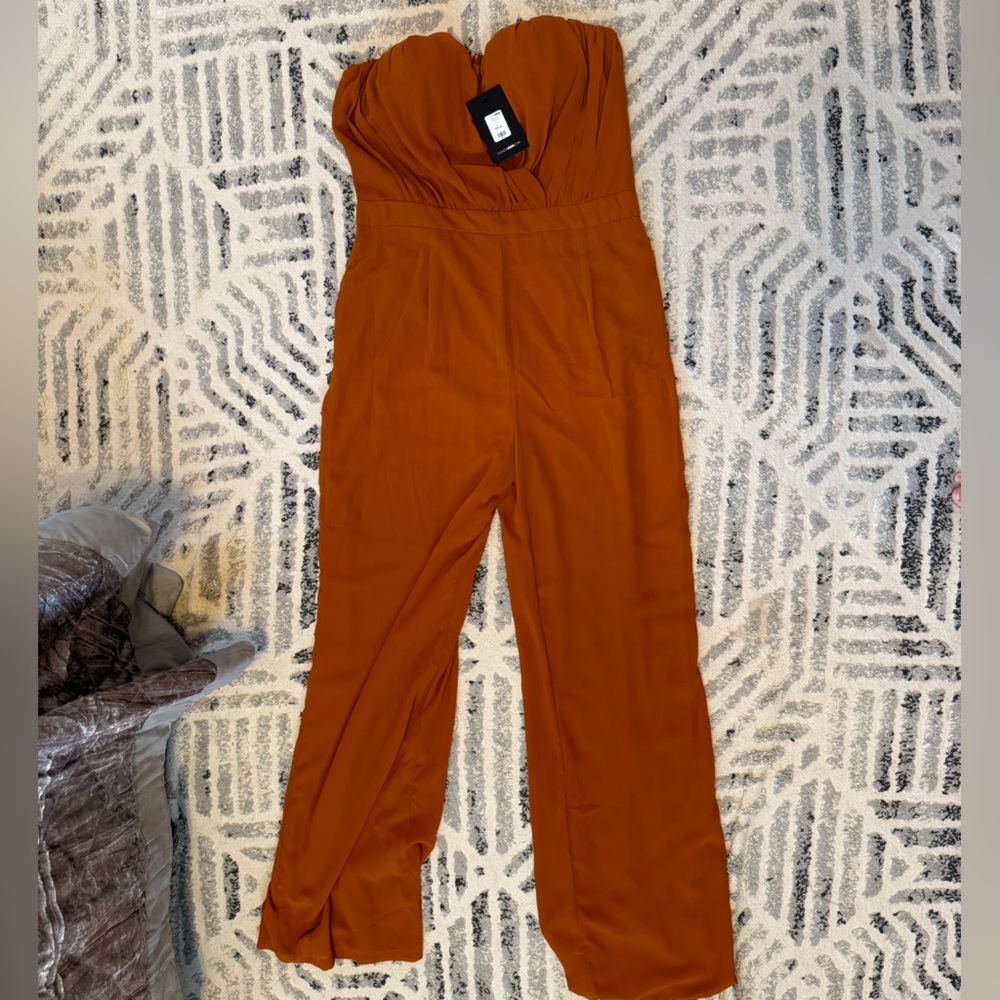 Rust jumpsuit